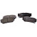 Brake Pad Set, disc brake PREMIER ECO FRICTION FDB4000 Ferodo