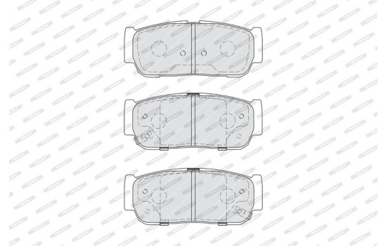 Brake Pad Set, disc brake PREMIER ECO FRICTION FDB4000 Ferodo, Image 4