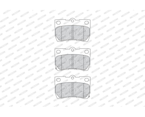 Brake Pad Set, disc brake PREMIER ECO FRICTION FDB4001 Ferodo, Image 4