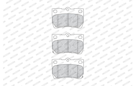 Brake Pad Set, disc brake PREMIER ECO FRICTION FDB4001 Ferodo, Image 4