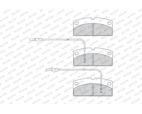 Brake Pad Set, disc brake PREMIER ECO FRICTION FDB4013 Ferodo, Image 3
