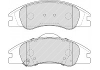 Brake Pad Set, disc brake PREMIER ECO FRICTION FDB4014 Ferodo