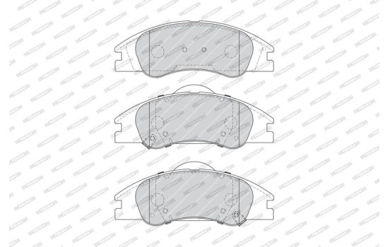 Brake Pad Set, disc brake PREMIER ECO FRICTION FDB4014 Ferodo, Image 3