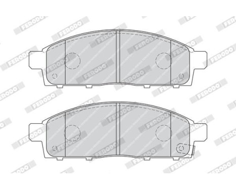 Brake Pad Set, disc brake PREMIER ECO FRICTION FDB4023 Ferodo, Image 3