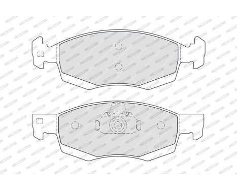 Brake Pad Set, disc brake PREMIER ECO FRICTION FDB4035 Ferodo, Image 4