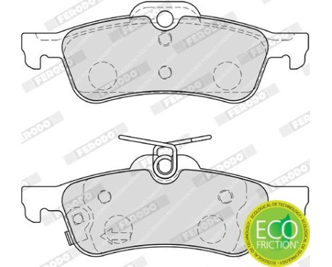 Brake Pad Set, disc brake PREMIER ECO FRICTION FDB4041 Ferodo, Image 5