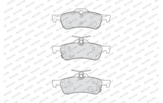 Brake Pad Set, disc brake PREMIER ECO FRICTION FDB4041 Ferodo, Image 4