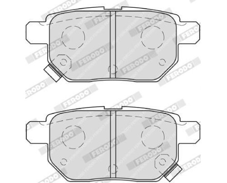 Brake Pad Set, disc brake PREMIER ECO FRICTION FDB4042 Ferodo, Image 5