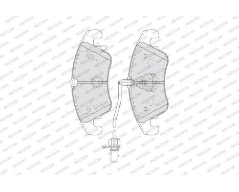 Brake Pad Set, disc brake PREMIER ECO FRICTION FDB4044 Ferodo, Image 6