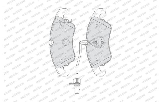 Brake Pad Set, disc brake PREMIER ECO FRICTION FDB4044 Ferodo, Image 6