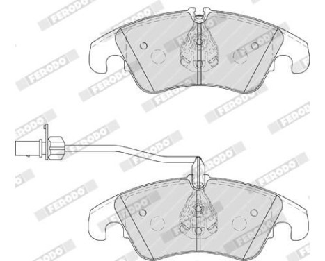 Brake Pad Set, disc brake PREMIER ECO FRICTION FDB4044 Ferodo, Image 7