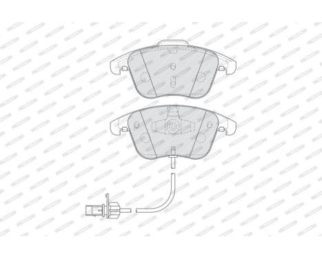 Brake Pad Set, disc brake PREMIER ECO FRICTION FDB4045 Ferodo, Image 5