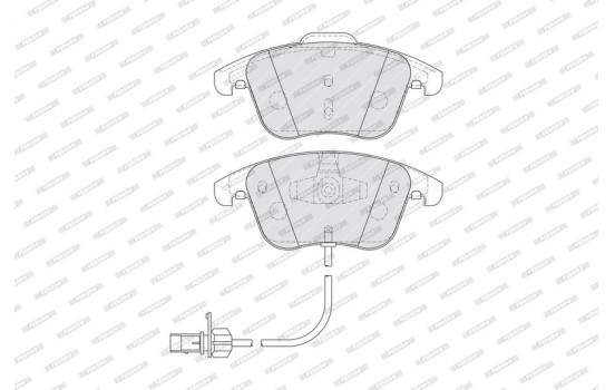 Brake Pad Set, disc brake PREMIER ECO FRICTION FDB4045 Ferodo, Image 5