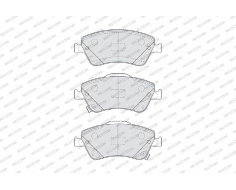 Brake Pad Set, disc brake PREMIER ECO FRICTION FDB4046 Ferodo, Image 4