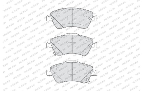 Brake Pad Set, disc brake PREMIER ECO FRICTION FDB4046 Ferodo, Image 4