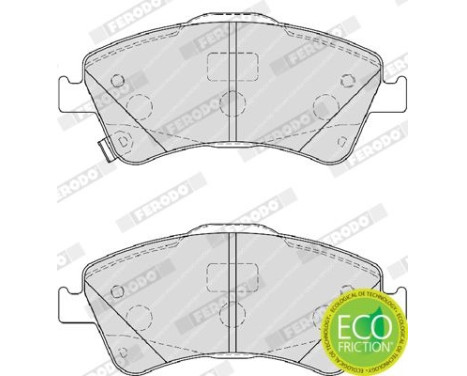 Brake Pad Set, disc brake PREMIER ECO FRICTION FDB4047 Ferodo, Image 4