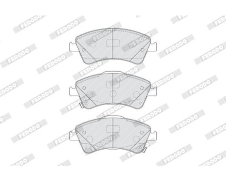 Brake Pad Set, disc brake PREMIER ECO FRICTION FDB4047 Ferodo, Image 4