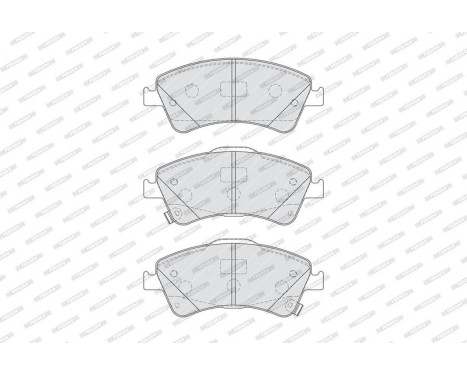 Brake Pad Set, disc brake PREMIER ECO FRICTION FDB4047 Ferodo, Image 4