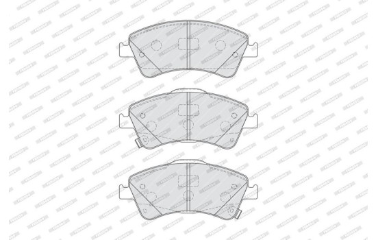 Brake Pad Set, disc brake PREMIER ECO FRICTION FDB4047 Ferodo, Image 4