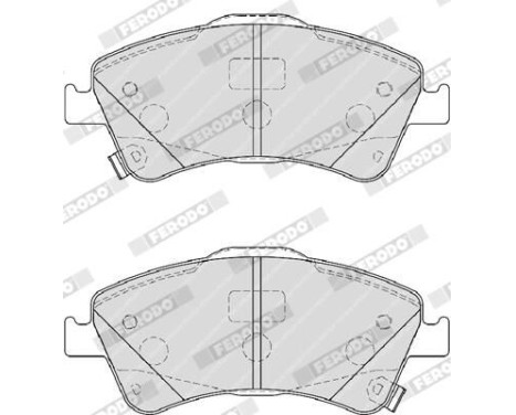 Brake Pad Set, disc brake PREMIER ECO FRICTION FDB4047 Ferodo, Image 5