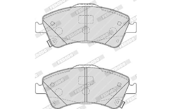 Brake Pad Set, disc brake PREMIER ECO FRICTION FDB4047 Ferodo, Image 5