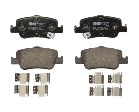 Brake Pad Set, disc brake PREMIER ECO FRICTION FDB4048 Ferodo