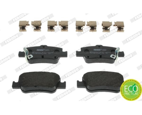 Brake Pad Set, disc brake PREMIER ECO FRICTION FDB4048 Ferodo, Image 3