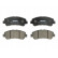 Brake Pad Set, disc brake PREMIER ECO FRICTION FDB4051 Ferodo