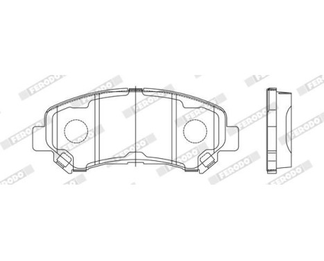 Brake Pad Set, disc brake PREMIER ECO FRICTION FDB4051 Ferodo, Image 3