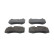Brake Pad Set, disc brake PREMIER ECO FRICTION FDB4055 Ferodo, Thumbnail 3