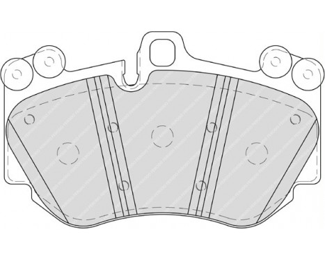 Brake Pad Set, disc brake PREMIER ECO FRICTION FDB4056 Ferodo, Image 2