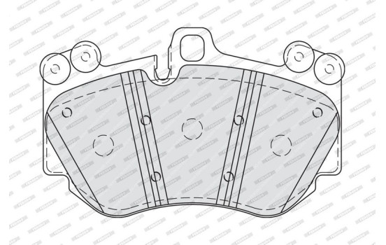 Brake Pad Set, disc brake PREMIER ECO FRICTION FDB4056 Ferodo, Image 4