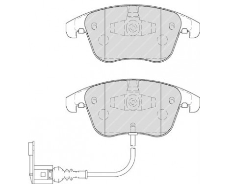 Brake Pad Set, disc brake PREMIER ECO FRICTION FDB4057 Ferodo, Image 2