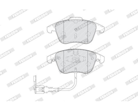 Brake Pad Set, disc brake PREMIER ECO FRICTION FDB4057 Ferodo, Image 4