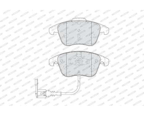 Brake Pad Set, disc brake PREMIER ECO FRICTION FDB4057 Ferodo, Image 4