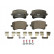 Brake Pad Set, disc brake PREMIER ECO FRICTION FDB4058 Ferodo