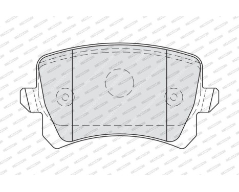 Brake Pad Set, disc brake PREMIER ECO FRICTION FDB4058 Ferodo, Image 3