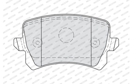 Brake Pad Set, disc brake PREMIER ECO FRICTION FDB4058 Ferodo, Image 3