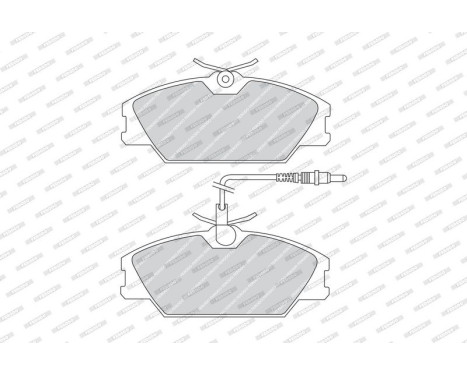 Brake Pad Set, disc brake PREMIER ECO FRICTION FDB406 Ferodo, Image 4