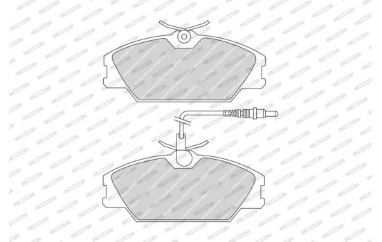 Brake Pad Set, disc brake PREMIER ECO FRICTION FDB406 Ferodo, Image 4
