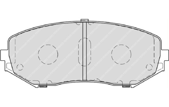 Brake Pad Set, disc brake PREMIER ECO FRICTION FDB4060 Ferodo, Image 2
