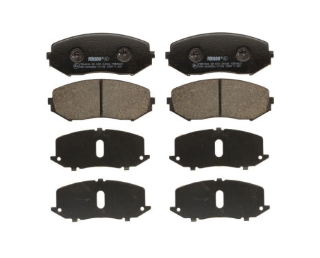 Brake Pad Set, disc brake PREMIER ECO FRICTION FDB4060 Ferodo