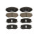 Brake Pad Set, disc brake PREMIER ECO FRICTION FDB4060 Ferodo