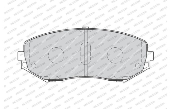 Brake Pad Set, disc brake PREMIER ECO FRICTION FDB4060 Ferodo, Image 4