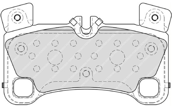 Brake Pad Set, disc brake PREMIER ECO FRICTION FDB4065 Ferodo, Image 2