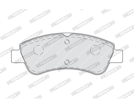 Brake Pad Set, disc brake PREMIER ECO FRICTION FDB4066 Ferodo, Image 4