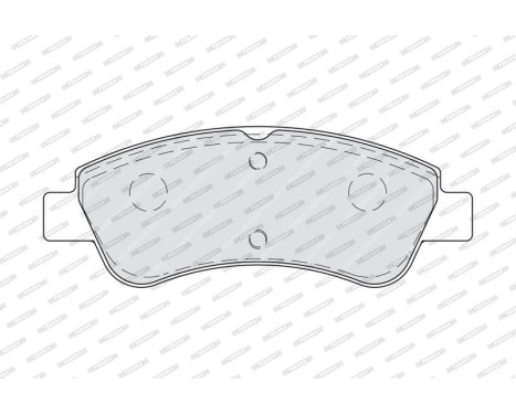 Brake Pad Set, disc brake PREMIER ECO FRICTION FDB4066 Ferodo, Image 4