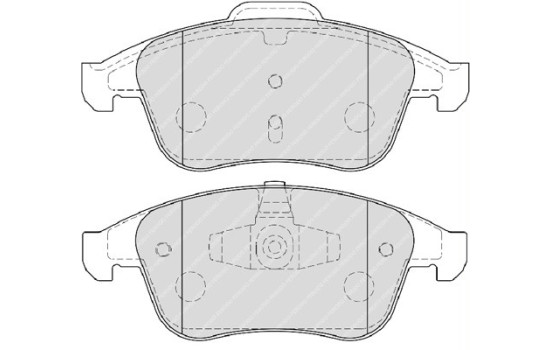 Brake Pad Set, disc brake PREMIER ECO FRICTION FDB4068 Ferodo, Image 2