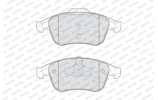 Brake Pad Set, disc brake PREMIER ECO FRICTION FDB4068 Ferodo, Image 4