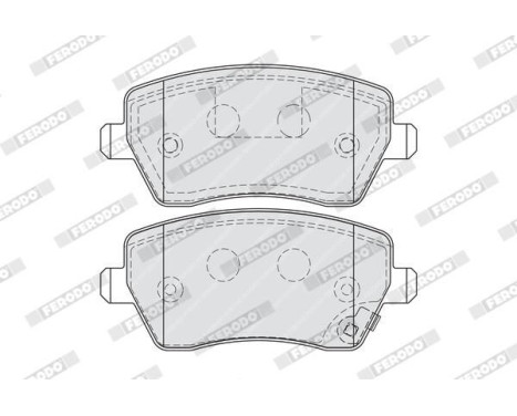 Brake Pad Set, disc brake PREMIER ECO FRICTION FDB4069 Ferodo, Image 4